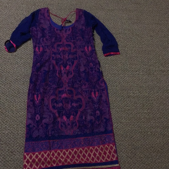 Salwar kameez with palazzo pants - Picture 4 of 4